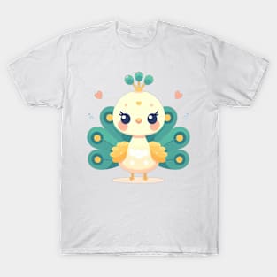 Cute Peacock Art T-Shirt